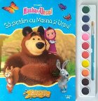 Masha şi ursul : să pictăm cu Masha şi ursul,carte cu pensulă şi acuarele