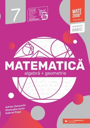 Matematică : algebră, geometrie,clasa a VII-a