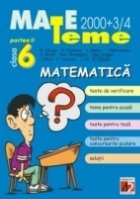 MATEMATICĂ. CLASA A VI-A. PARTEA A II-A