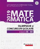 Matematică Olimpiade şi concursuri şcolare