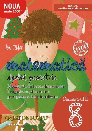 Matematica. Algebra, geometrie. Caiet de lucru. Clasa a VIII-a. Semestrul II. Initiere (anul scolar 2017-2018)