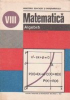 Matematica - Algebra. Manual pentru clasa a VIII-a
