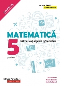 Matematica. Aritmetica, algebra, geometrie. Clasa a V-a. Consolidare. Partea I (anul scolar 2019-2020)
