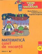 Matematica clasa caiet vacanta