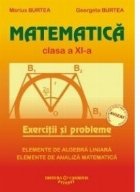 Matematica - Clasa a XI-a M1 : Exercitii si probleme. Elemente de algebra liniara. Elemente de analiza matemat