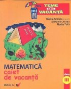 Matematica clasa III caiet vacanta