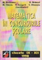 Matematica concursurile scolare Clasele XII