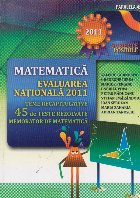 Matematica Evaluarea Nationala 2011 Teme