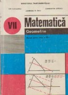 Matematica Geometrie Manual pentru clasa
