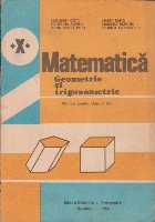 Matematica Geometrie trigonometrie Manual pentru