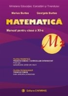 Matematica M2. Manual pentru clasa a XII-a