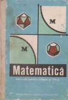 Matematica Manual pentru clasa VIII