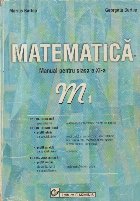 Matematica - Manual pentru clasa a XI-a, M1