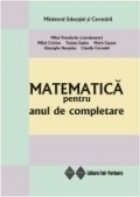 Matematica pentru anul de completare