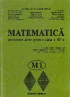 Matematica Probleme alese pentru clasa