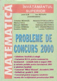 Matematica - Probleme de concurs 2000 (Invatamantul superior)