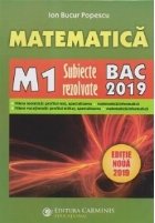 Matematica Subiecte rezolvate Bac 2019