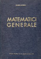 Matematici generale Volumul lea