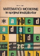 Matematici moderne sprijinul invatatorilor