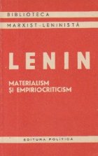 Materialism si empiriocriticism - Note critice despre o filozofie reactionara
