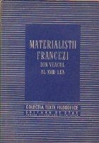 Materialistii francezi din veacul XVIII