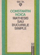 Mathesis sau bucuriile simple