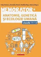 Memorator de anatomie, genetică și ecologie umană pentru clasele XI-XII