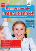 Memorator de limba romana - suport pentru invatarea lectiilor (clasele V-VIII)