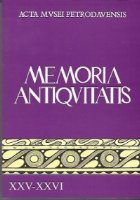 Memoria Antiquitatis XXV XXVI (2008