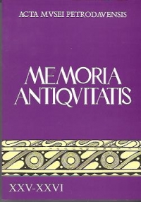 Memoria Antiquitatis XXV - XXVI (2008-2009)