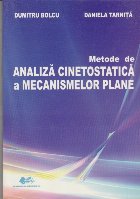 Metode Analiza Cinetostatica Mecanismelor Plane