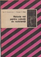 Metode noi pentru calcule de rezistenta