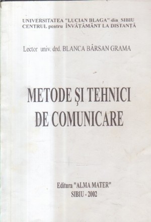 Metode si tehnici de comunicare