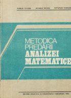 Metodica predarii analizei matematice