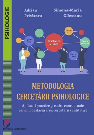 Metodologia cercetării psihologice : aplicaţii practice şi cadre conceptuale privind desfăşurarea cercetării cantitative