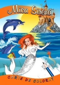 Mica sirena (carte de colorat + poveste, format B5)