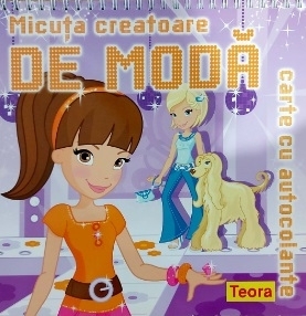 Micuta creatoare de moda - Carte cu autocolante (MOV)