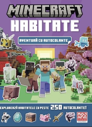 Minecraft : Habitate,aventură cu autocolante
