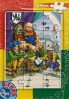 coperta Mini puzzle 12 piese Motanul incaltat