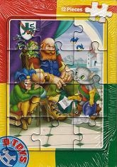 Mini puzzle 12 piese Motanul incaltat