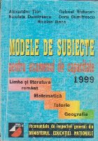 Modele Subiecte Pentru Examenul Capacitate