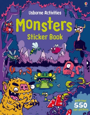 Monsters sticker book