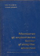 Montarea exploatarea liniilor statiilor electrice