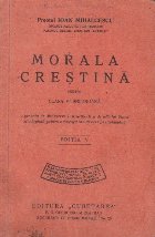 Morala Crestina pentru clasa VI secundara