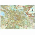 coperta Municipiul Bucuresti + ROMANIA RUTIERA; - Harta; Pliabila Dimensiune: 100 x 70 cm