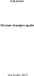 Murmur deasupra apelor