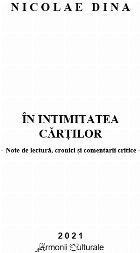 În intimitatea cărţilor note lectură