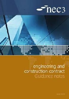 NEC3 Engineering and Construction Contract Guidance Notes
