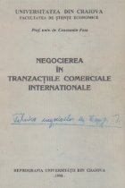Negocierea in tranzactiile comerciale internationale