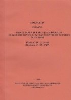 Normativ privind proiectarea si executia masurilor de izolare fonica si a tratamentelor acustice in cladiri